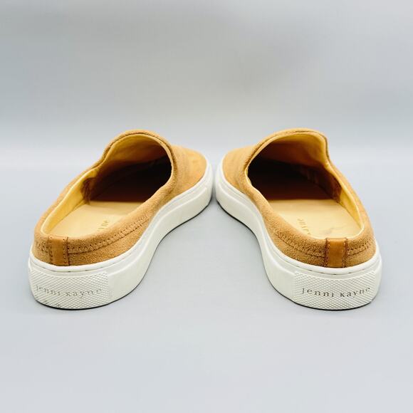 Jenni Kayne Shoes Womens 7 Tan Beige Suede Mule Slip On Slider Sneakers Casual - Picture 8 of 13